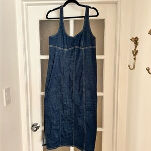 wild fable Indigo Denim Midi Dress